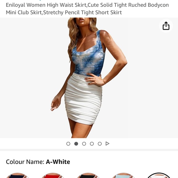 NWT Eniloyal Women High Waist Skirt - Picture 3 of 7